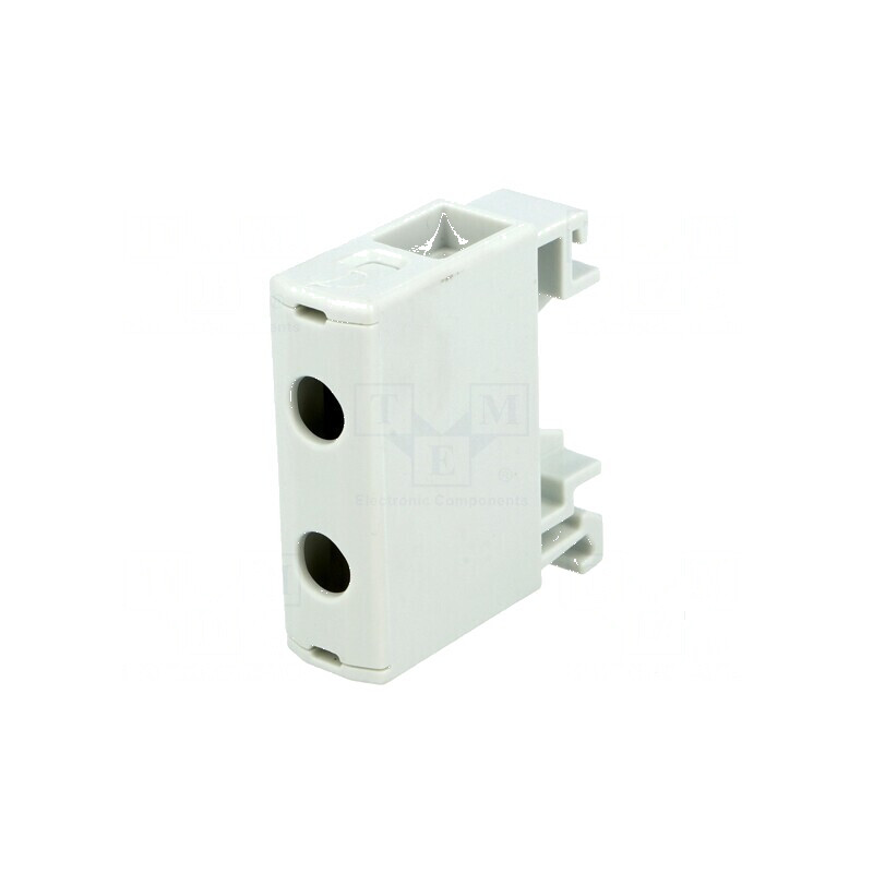 Term. îmbinare şine 1,5-16mm2 2 borne gri TS35 1kV | Electronic-mag.ro | Componente Electronice