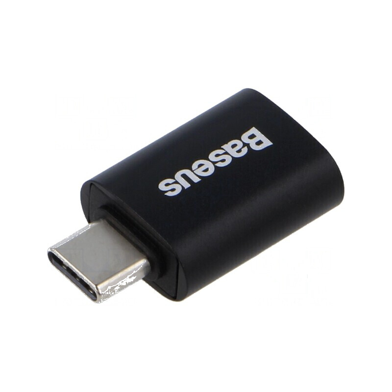 Adapter USB 3.2 Gen 2 USB A la USB C negru | Electronic-mag.ro | Componente Electronice