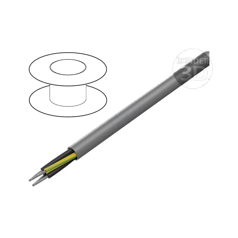Cablu ÖLFLEX® 440 P 4G0,5mm2 neecranat 300V 500V Cu litat | Electronic-mag.ro | Componente Electronice