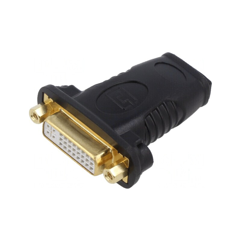 Adaptor DVI-D la HDMI, soclu negru | Electronic-mag.ro | Componente Electronice Adaptor DVI-D la HDMI, soclu negru | Electronic-mag.ro | Componente Electronice