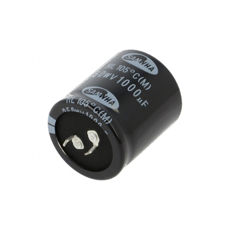 Condensator electrolitic SNAP-IN 1000uF 250VDC Ø35x40mm ±20% | Electronic-mag.ro | Componente Electronice