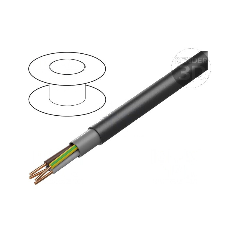 Cablu de alimentare BiTinstal H 3G4mm2 LSZH Cu | Electronic-mag.ro | Componente Electronice