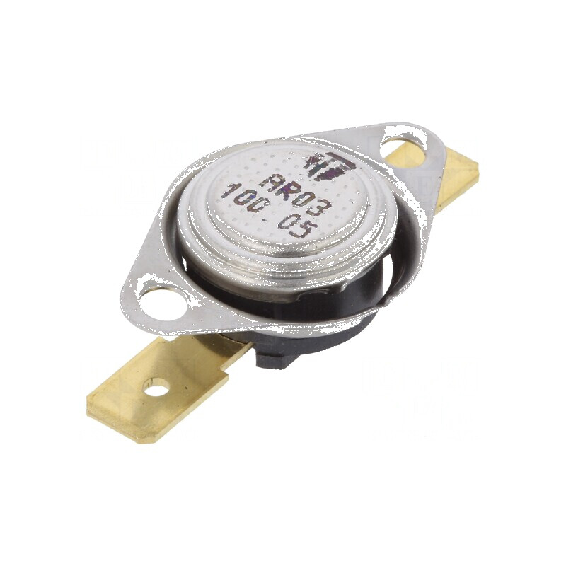 Termostat SPST-NC 100°C 16A 250VAC cu terminali 6,3mm | Electronic-mag.ro | Componente Electronice