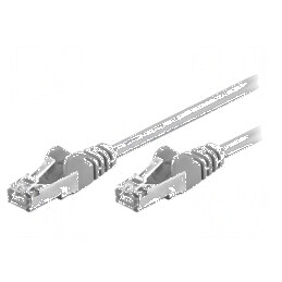 Cablaj patch F/UTP 5e CCA PVC gri 10m 26AWG | Electronic-mag.ro | Componente Electronice