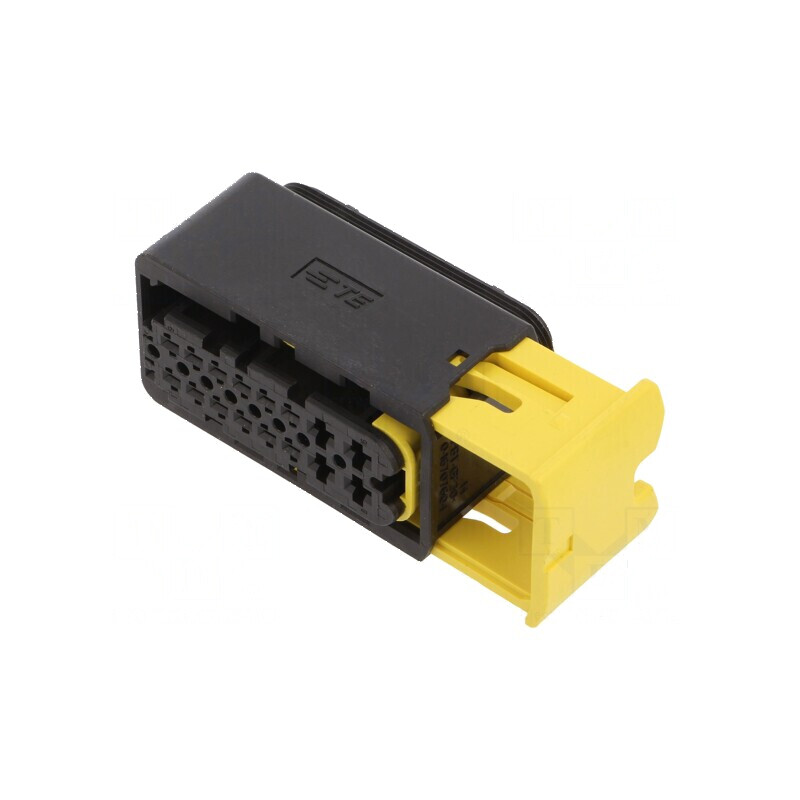 Conector automotive mufă mamă pe cablu PIN 16 neagră IP67 | Electronic-mag.ro | Componente Electronice