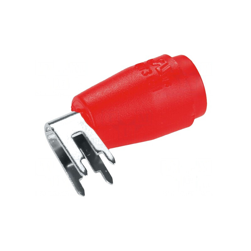 Conector banană 4mm soclu roșu 25A 27,7mm PCB 5mΩ 1kV | Electronic-mag.ro | Componente Electronice Conector banană 4mm soclu roșu 25A 27,7mm PCB 5mΩ 1kV | Electronic-mag.ro | Componente Electronice