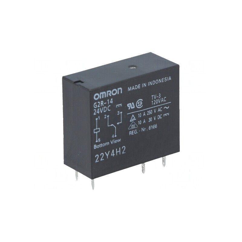 Releu electromagnetic SPDT 24VDC, contacte max 8A | Electronic-mag.ro | Componente Electronice