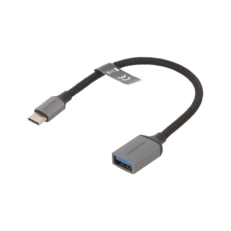 Cablu USB 3.0 A la C 0,15m gri | Electronic-mag.ro | Componente Electronice