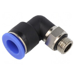 Racord push-in unghi 90° rotativ 0,95-15bar 0-60°C | Electronic-mag.ro | Componente Electronice
