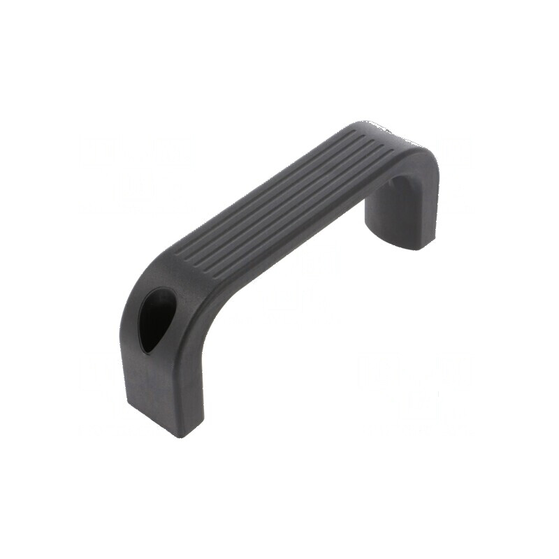 Suport poliamidă neagră 50mm x 133mm x 26mm cu manetă | Electronic-mag.ro | Componente Electronice