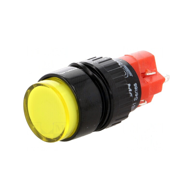 Comutator acționat prin apăsare Poz 2 SPDT 3A/220VAC ON-(ON) | Electronic-mag.ro | Componente Electronice