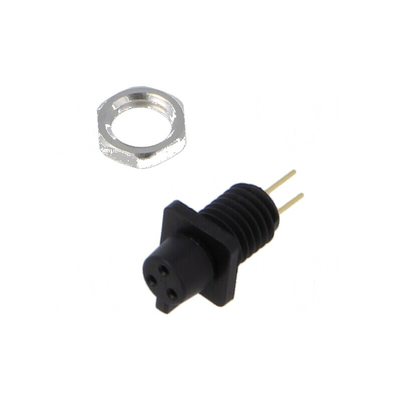 Conector circular 709,719 60V PIN 3 soclu mamă THT 3A IP40 | Electronic-mag.ro | Componente Electronice