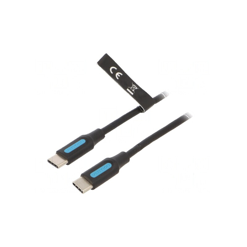 Cablu USB 2.0 USB C nichelat 1,5m 60W | Electronic-mag.ro | Componente Electronice
