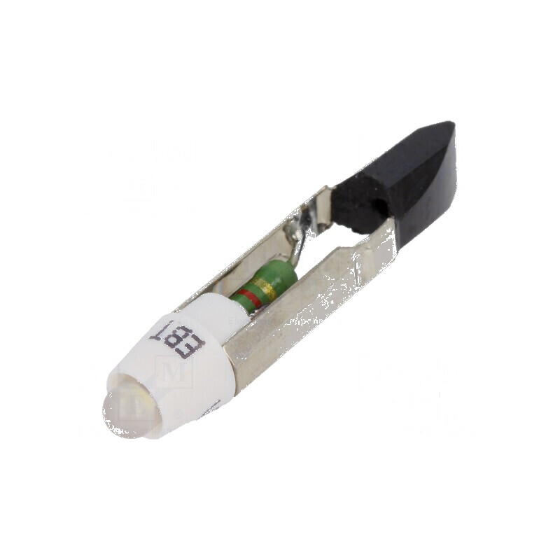 Lampă LED albă T5,5 24V 24VAC | Electronic-mag.ro | Componente Electronice