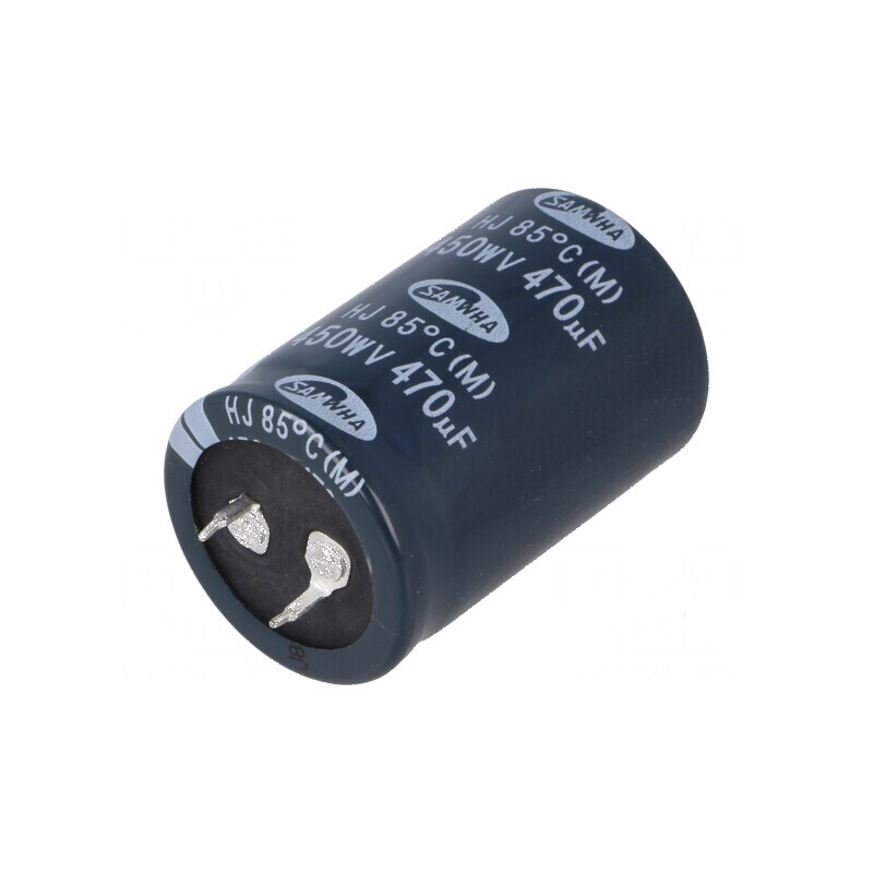 Condensator electrolitic SNAP-IN 470uF 450VDC Ø30x45mm | Electronic-mag.ro | Componente Electronice