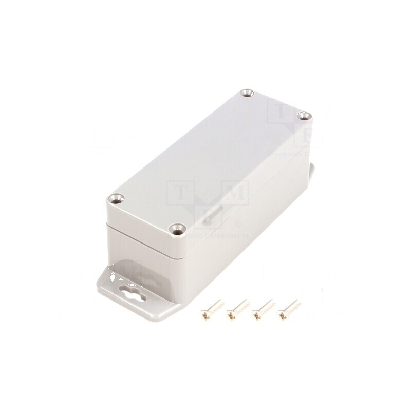 Carcasă universală cu dimensiuni 35mm x 90mm x 35mm și lame de fixare | Electronic-mag.ro | Componente Electronice