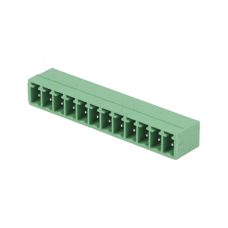Regletă de conexiuni deconectabilă 12 piste 3,81mm drept | Electronic-mag.ro | Componente Electronice