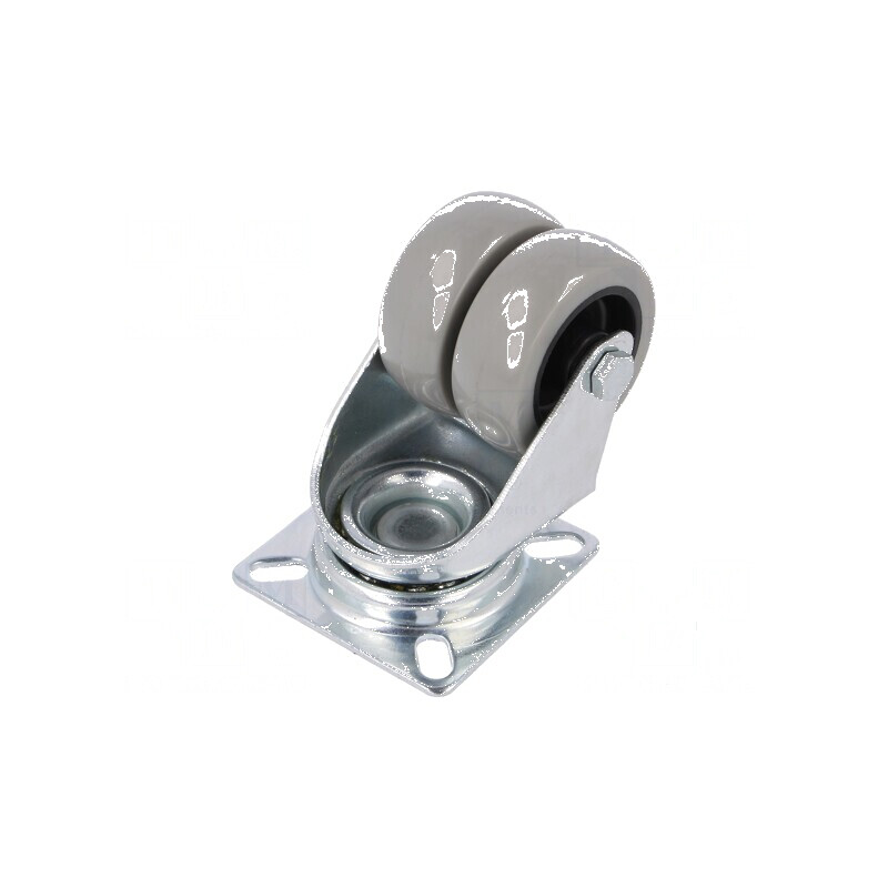Roată de transport dublă 50mm, 36mm, 71mm, 100kg | Electronic-mag.ro | Componente Electronice