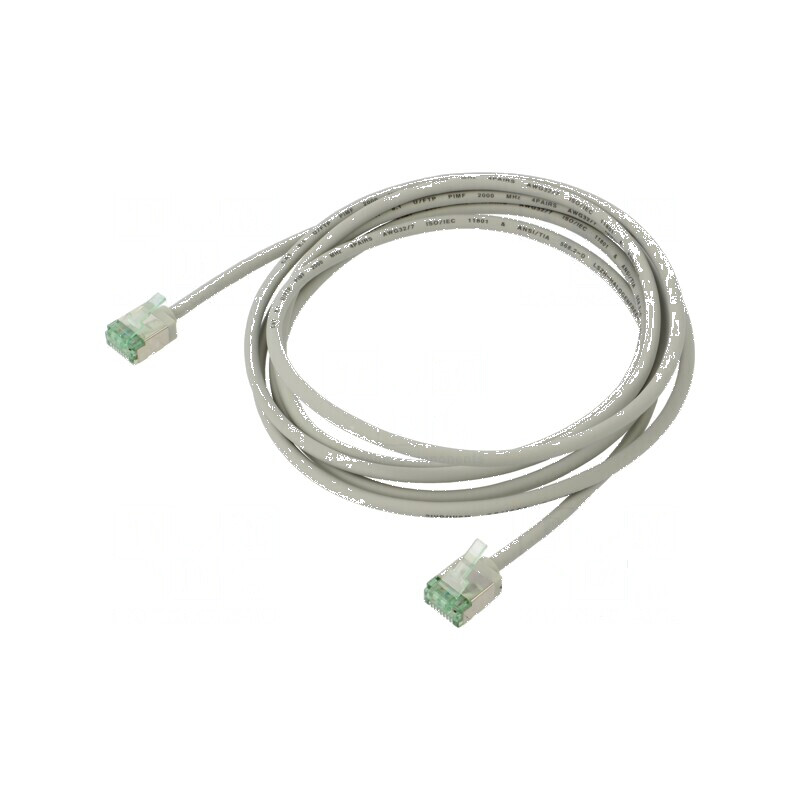 Cablul de rețea U/FTP Cat 8.1 2m 32AWG LSZH gri | Electronic-mag.ro | Componente Electronice