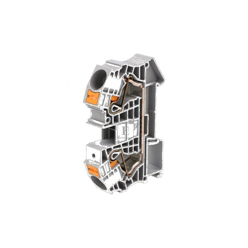 Terminator îmbinare șine 0,5-25mm² 1x2 gri push-in | Electronic-mag.ro | Componente Electronice