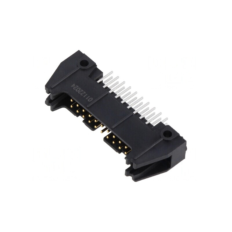 Conector IDC soclu tată 20 PIN THT aurit 5A 2,54mm | Electronic-mag.ro | Componente Electronice