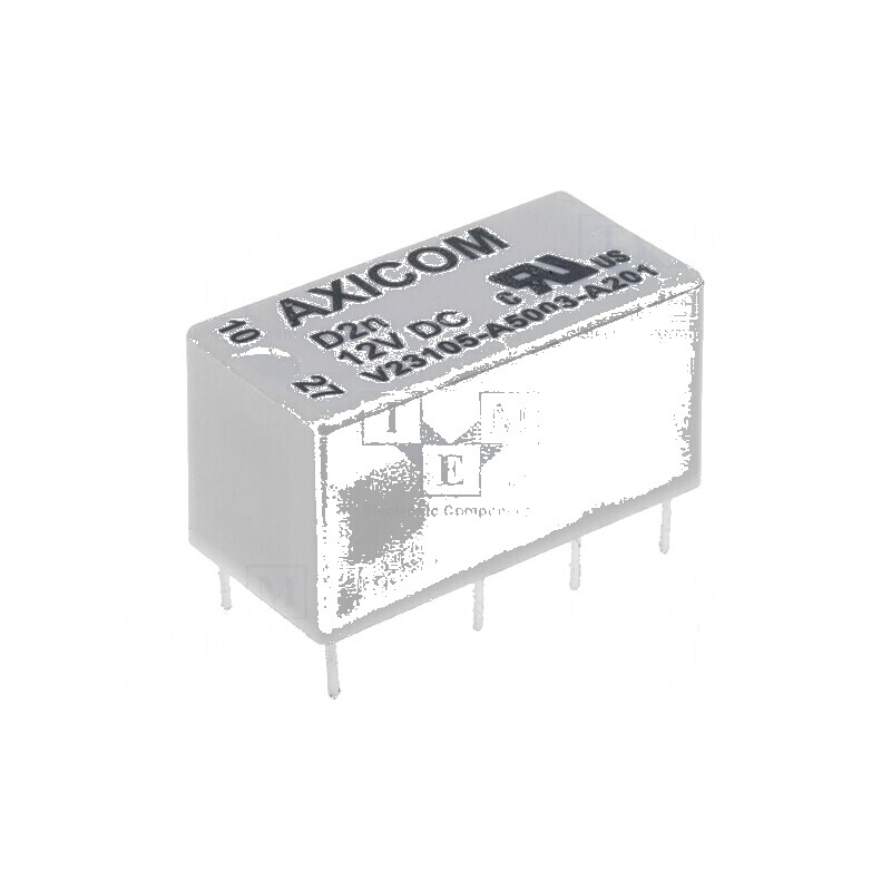 Releu electromagnetic DPDT 12VDC 3A | Electronic-mag.ro | Componente Electronice