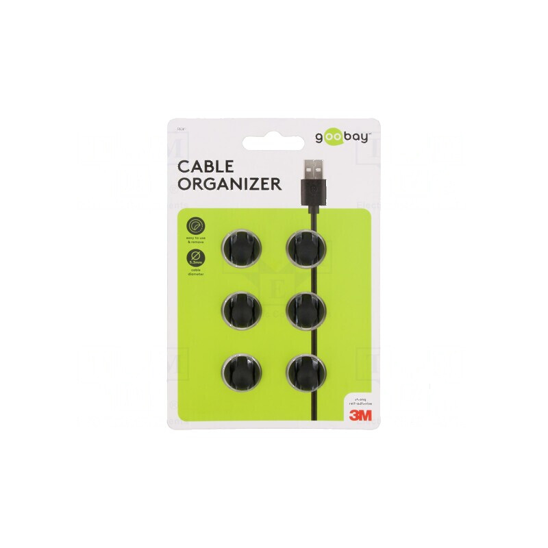 Set prindere autoadezivă neagră 6 buc 5,3mm | Electronic-mag.ro | Componente Electronice Set prindere autoadezivă neagră 6 buc 5,3mm | Electronic-mag.ro | Componente Electronice