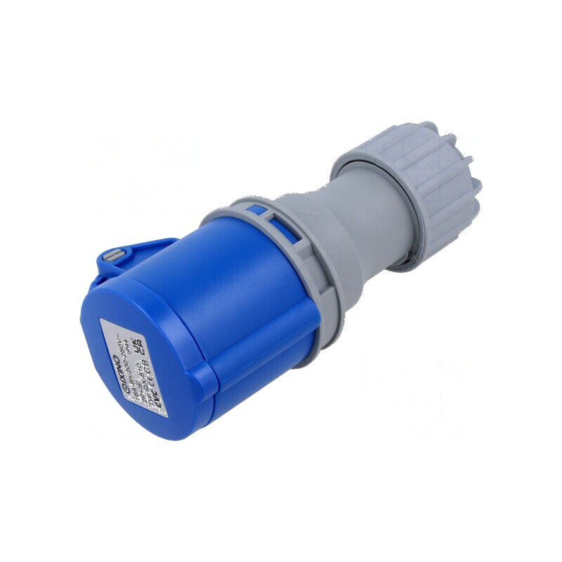 Conector alimentare AC 16A IEC 60309 IP44 mufă mamă 3 pini | Electronic-mag.ro | Componente Electronice