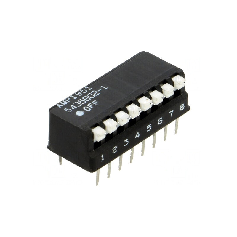 Comutator DIP-SWITCH 8 Secțiuni OFF-ON 2 -55÷105°C | Electronic-mag.ro | Componente Electronice Comutator DIP-SWITCH 8 Secțiuni OFF-ON 2 -55÷105°C | Electronic-mag.ro | Componente Electronice