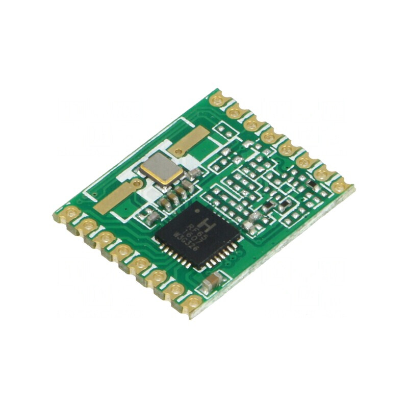 Receptor RF FM FSK 433,92MHz SPI -120dBm 1,8÷3,6VDC | Electronic-mag.ro | Componente Electronice