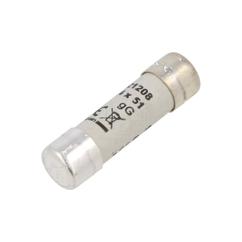 Siguranţă gG 8A 500VAC 440VDC 14x51mm cupru | Electronic-mag.ro | Componente Electronice