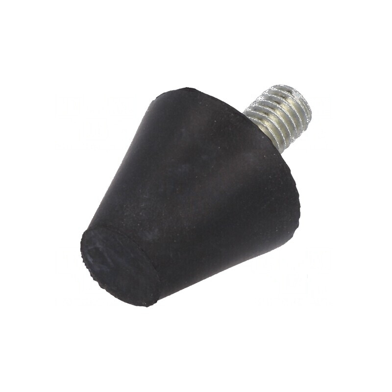 Picioruş vibro-absorbant Ø 38mm Duritate Shore 55±5 1117N | Electronic-mag.ro | Componente Electronice