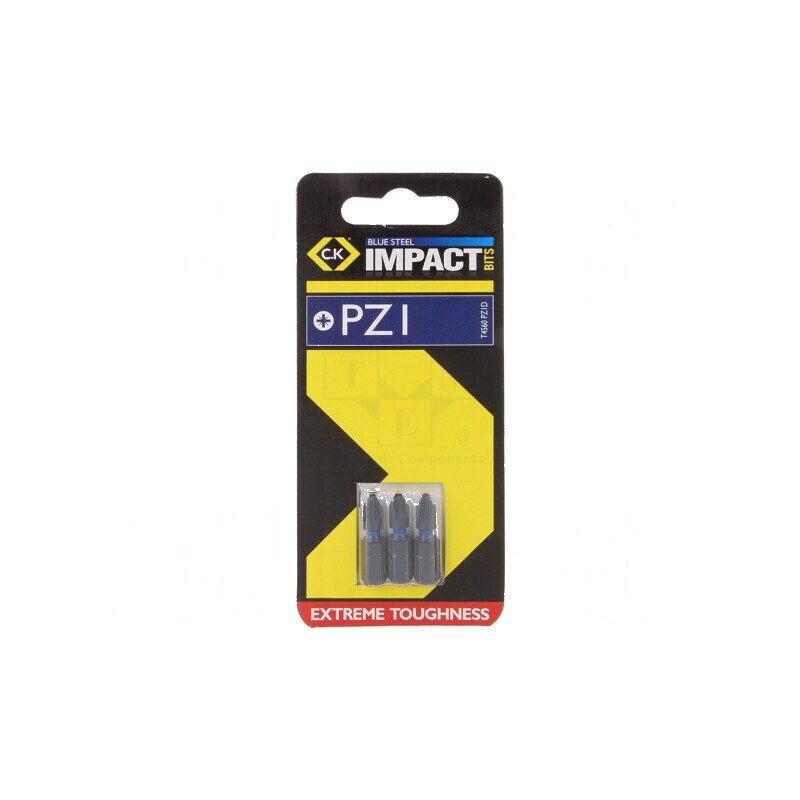 Capăt șurubelniță Pozidriv PZ1 25mm 3buc. | Electronic-mag.ro | Componente Electronice
