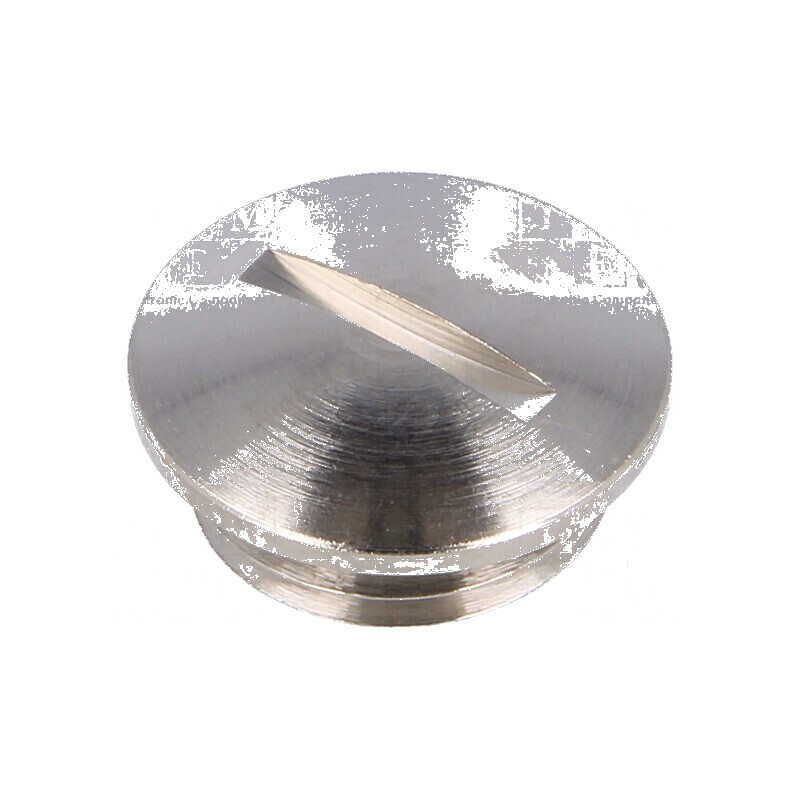 Capac de protecție M25 1,5 IP68 alamă nichel 7mm | Electronic-mag.ro | Componente Electronice