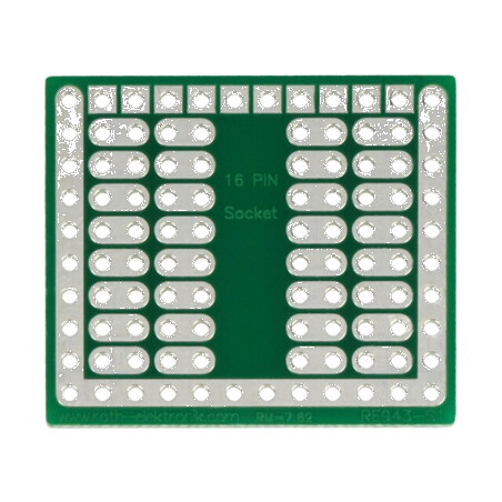 Placă universală singură faţă prototip 27,3mm x 31,75mm | Electronic-mag.ro | Componente Electronice