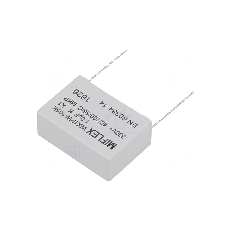 Condensator polipropilenă X1 1uF 41,5x28,5x16mm THT ±10% | Electronic-mag.ro | Componente Electronice