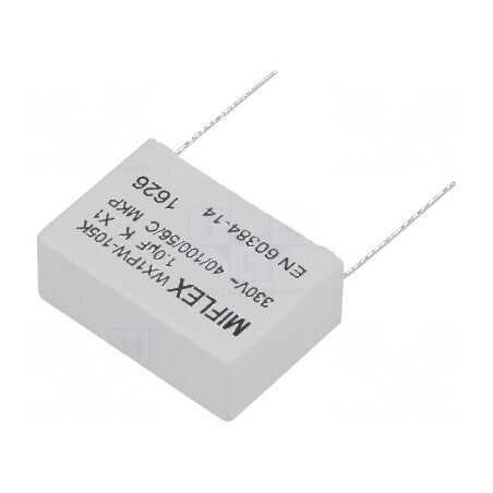 Condensator polipropilenă X1 1uF 41,5x28,5x16mm THT ±10% | Electronic-mag.ro | Componente Electronice