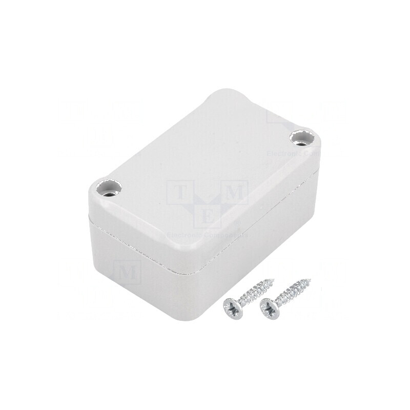 Carcasă universală ABS gri 40mm x 64mm x 30mm cu garnitură | Electronic-mag.ro | Componente Electronice