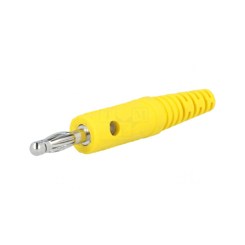Conector banană 4mm 10A galben nichelat | Electronic-mag.ro | Componente Electronice Conector banană 4mm 10A galben nichelat | Electronic-mag.ro | Componente Electronice