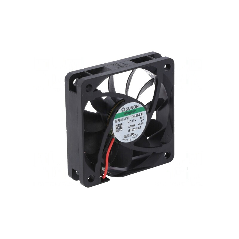 Ventilator DC axial 12V 60x60x15mm 29,88m3/h 21,3dBA Vapo | Electronic-mag.ro | Componente Electronice