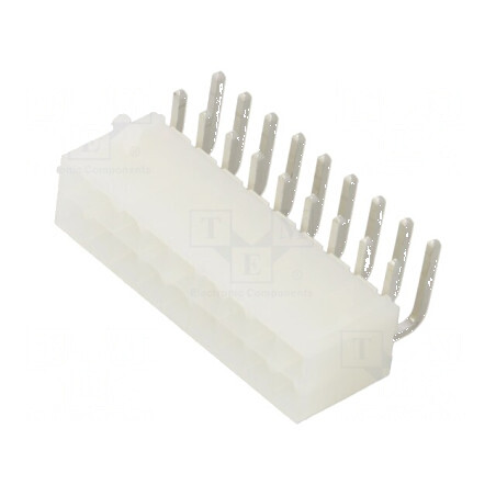 Conector cablu-placă soclu tată Mini-Fit Jr 4.2mm PIN 18 THT | Electronic-mag.ro | Componente Electronice