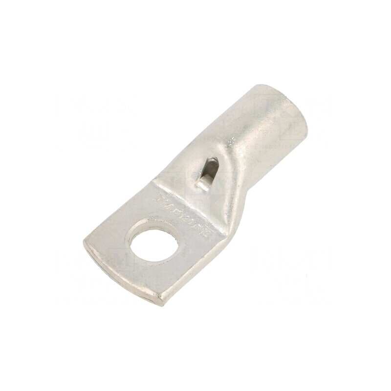 Vârf inelar tubular M12 120mm² cu cablu drept cupru crimpat | Electronic-mag.ro | Componente Electronice