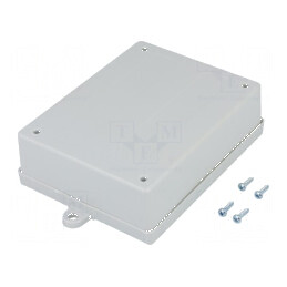 Carcasă universală 100mm x 132mm x 39mm cu lame de fixare | Electronic-mag.ro | Componente Electronice