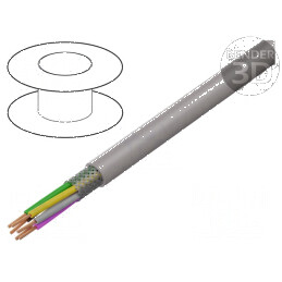 Cablu UNITRONIC® LiHCH 6x0,5mm² PO gri-bej 250V fără halogen | Electronic-mag.ro | Componente Electronice