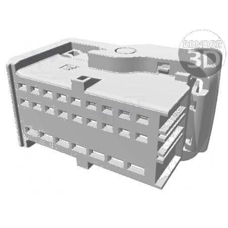 Protecție mufă MCP 1.5K/MCP 2.8 mamă PIN 25 neagră | Electronic-mag.ro | Componente Electronice