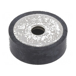 Şaibă 25mm oțel inoxidabil cu acoperire din gumă H: 8mm | Electronic-mag.ro | Componente Electronice