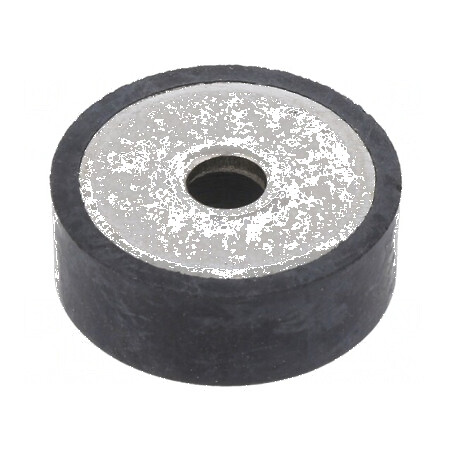 Şaibă 25mm oțel inoxidabil cu acoperire din gumă H: 8mm | Electronic-mag.ro | Componente Electronice