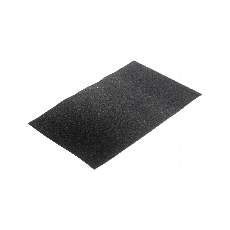 Burete electroconductor ESD 555mm x 355mm x 3mm negru | Electronic-mag.ro | Componente Electronice