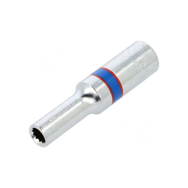 Cap tubular 1/4" 12 puncte 50mm lungime | Electronic-mag.ro | Componente Electronice