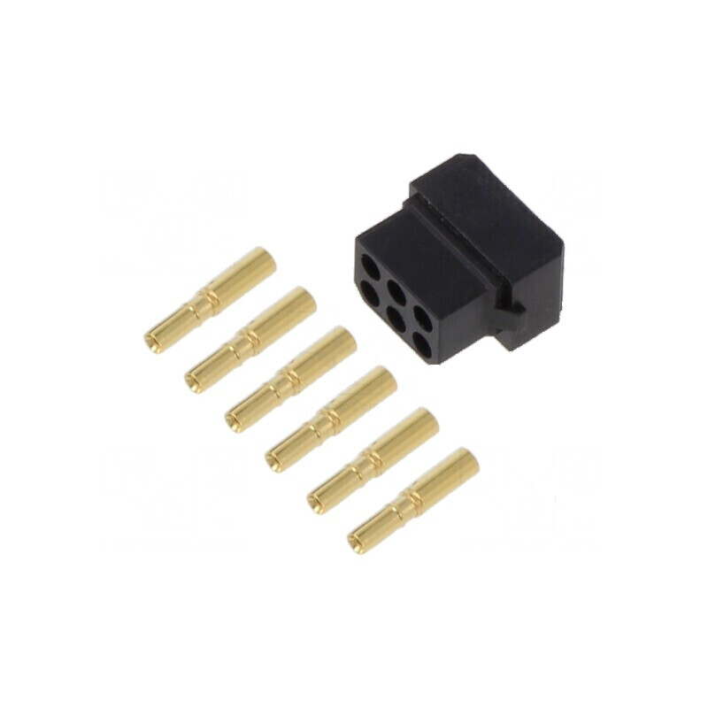 Conector cablu-cablu/PCB mufă mamă PIN 6 Datamate L-Tek 800V | Electronic-mag.ro | Componente Electronice